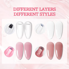 JODSONE color swatch palette of cherry, clear, milky white and red for design ideas