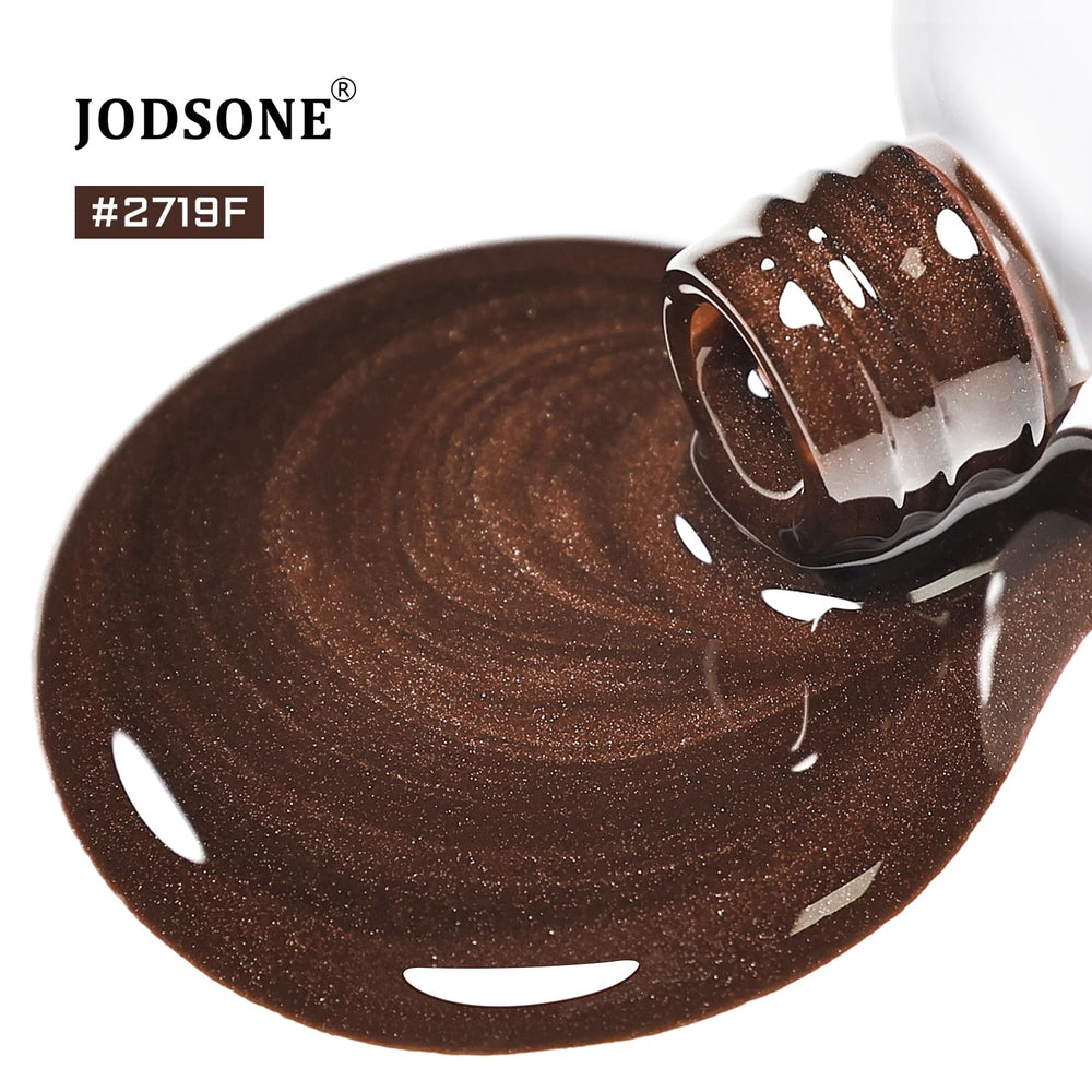 JODSONE brush stroke of gel on white card showing smooth application and rich color