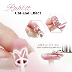 JODSONE French tip guide positioned on nail for crisp tip control