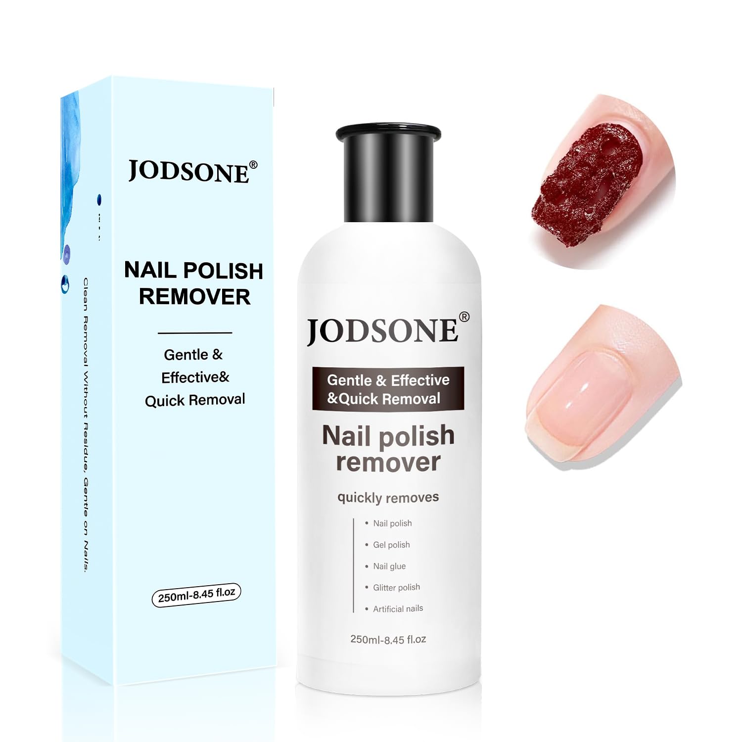JODSONE front bottle showing label and capacity for clear identification and confidence