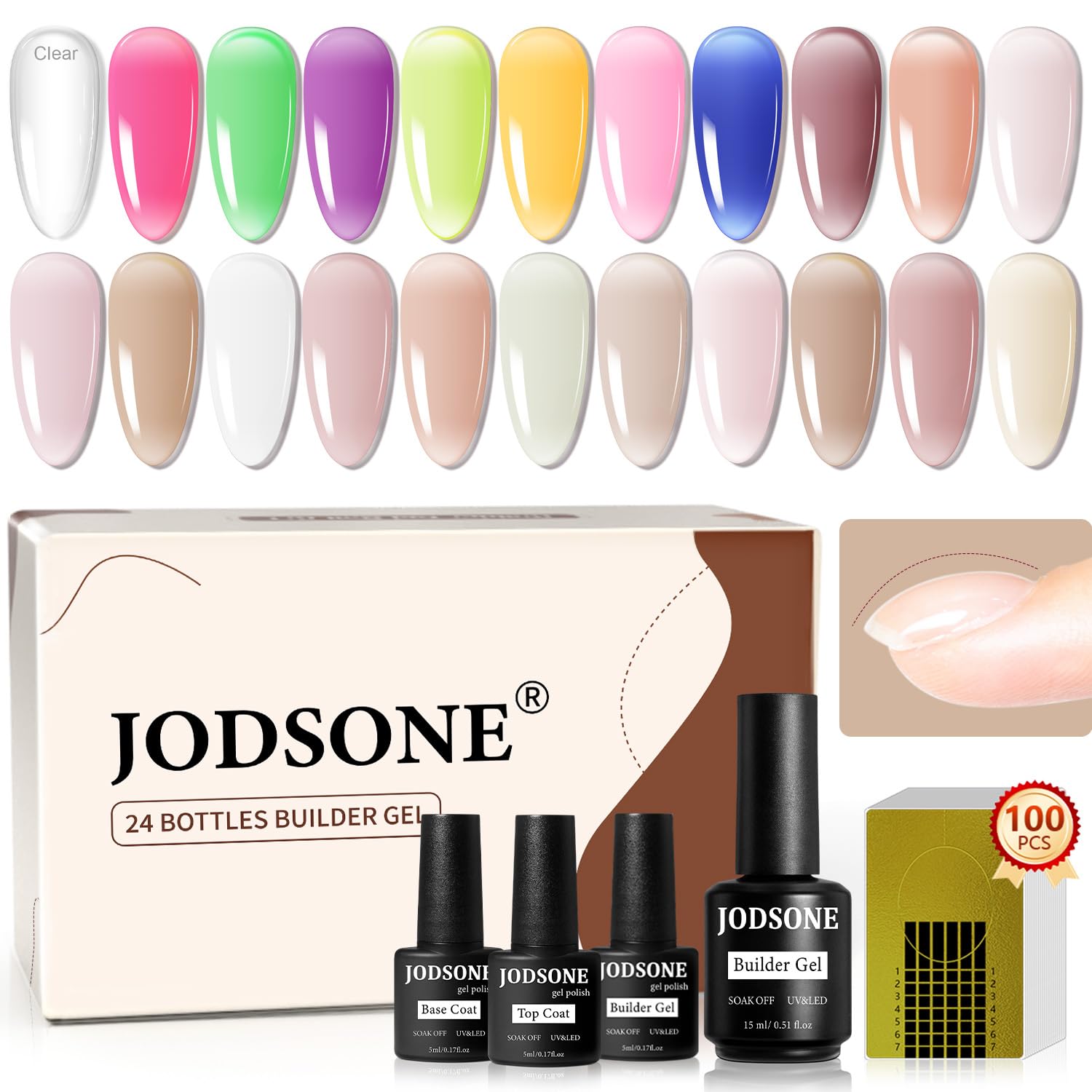 JODSONE kit front packaging showing complete 24-piece set and benefits