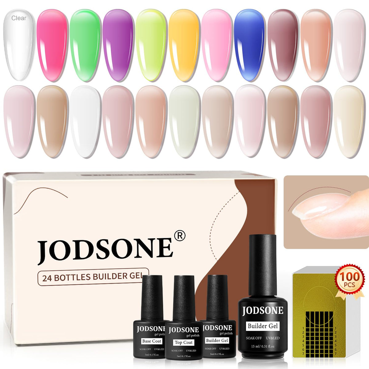 JODSONE kit front packaging showing complete 24-piece set and benefits