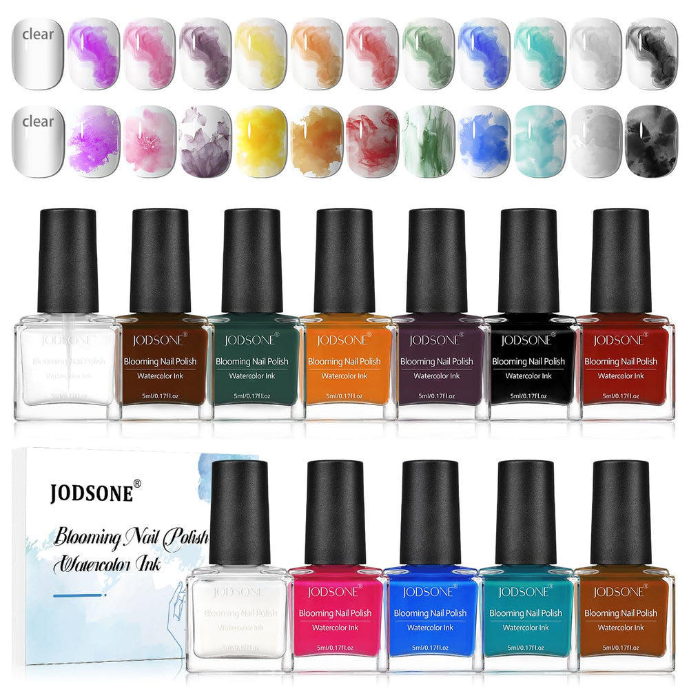 JODSONE front packaging showing all twelve gel bottles and box benefits