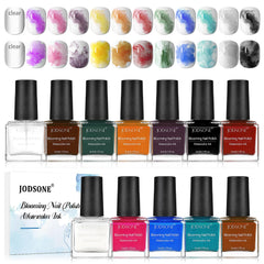 JODSONE front packaging showing all twelve gel bottles and box benefits