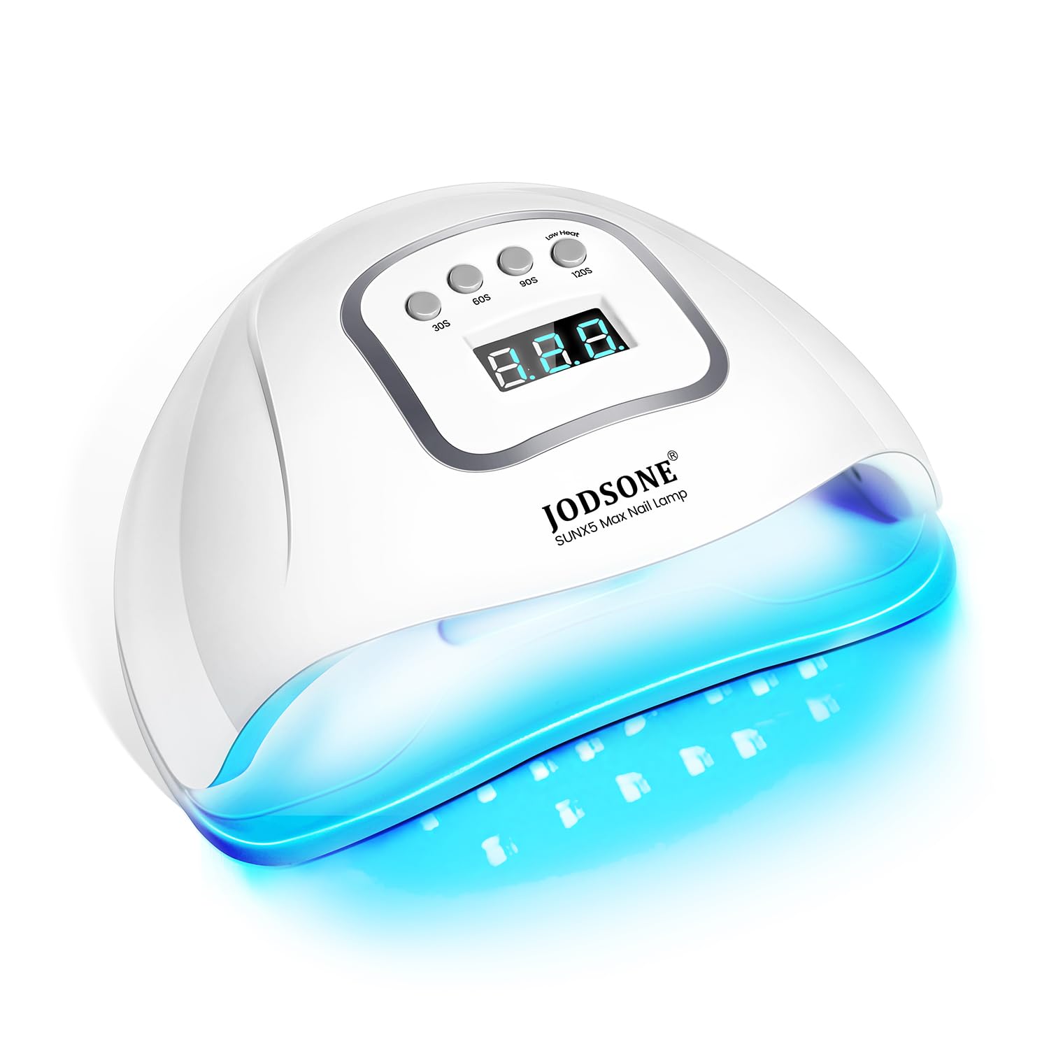 JODSONE lamp front view showing compact design and quick curing benefit