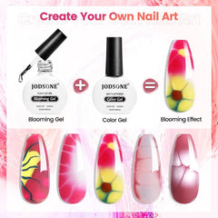 JODSONE gradient nail art lifestyle shot showing wearable creativity