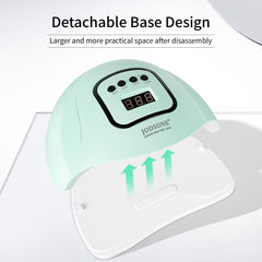 JODSONE with hand entering sensor demonstrating auto on/off for hands-free use benefit