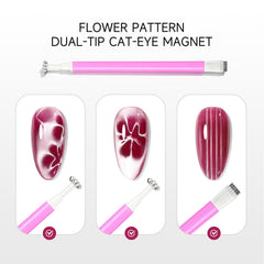 JODSONE heart and French guides top view to shape decorative cat-eye accents
