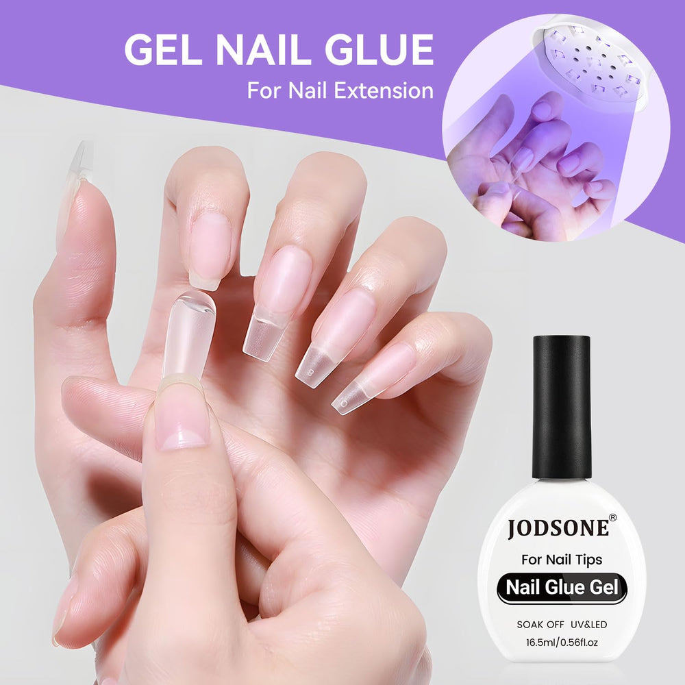 JODSONE set used on a home nail station illustrating easy application