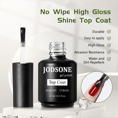 JODSONE in-use removing gel from nail showcasing simple at-home application