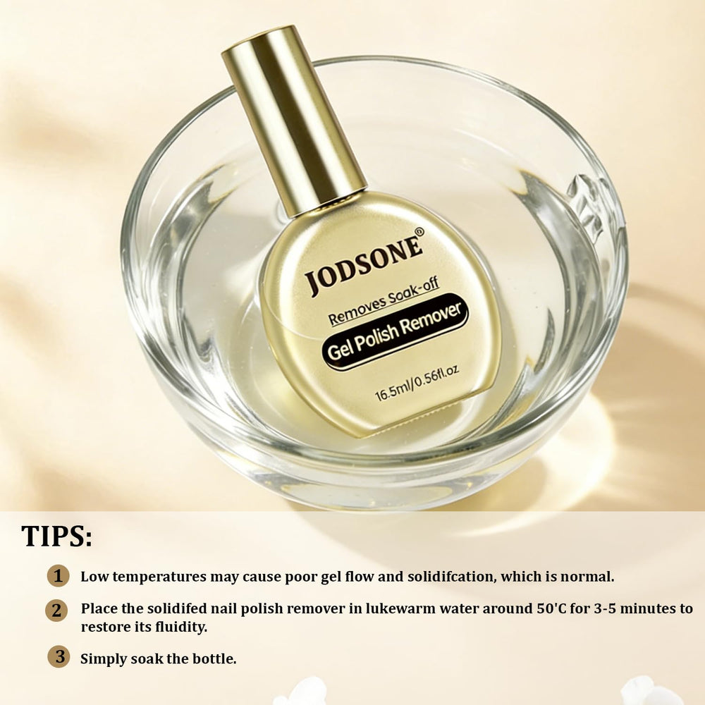 JODSONE ingredient label detail highlighting milder solvent blend