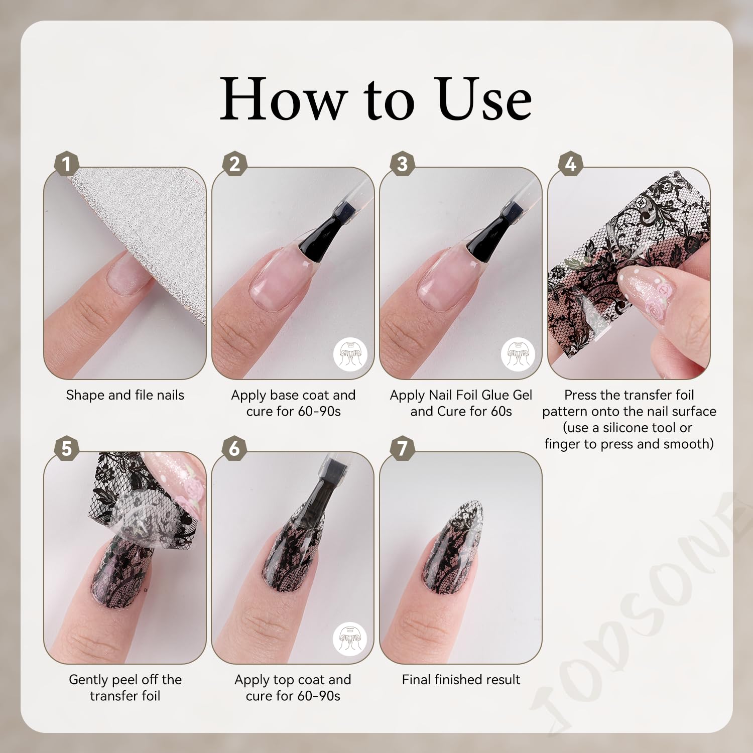 JODSONE lace pattern closeup highlighting fine floral details for crisp transfers