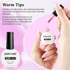 JODSONE lifestyle shot of finished manicure to inspire everyday wear