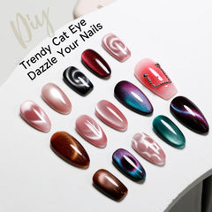 JODSONE salon lifestyle manicure showcasing finished magnetic nail design