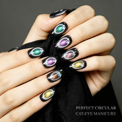 JODSONE magnet creating halo effect on nail illustrates precise symmetry benefit