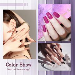 JODSONE manicured hands in lifestyle shot demonstrating salon-quality finish