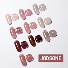 JODSONE open kit layout with bottles displayed for color selection, easy-to-choose benefit