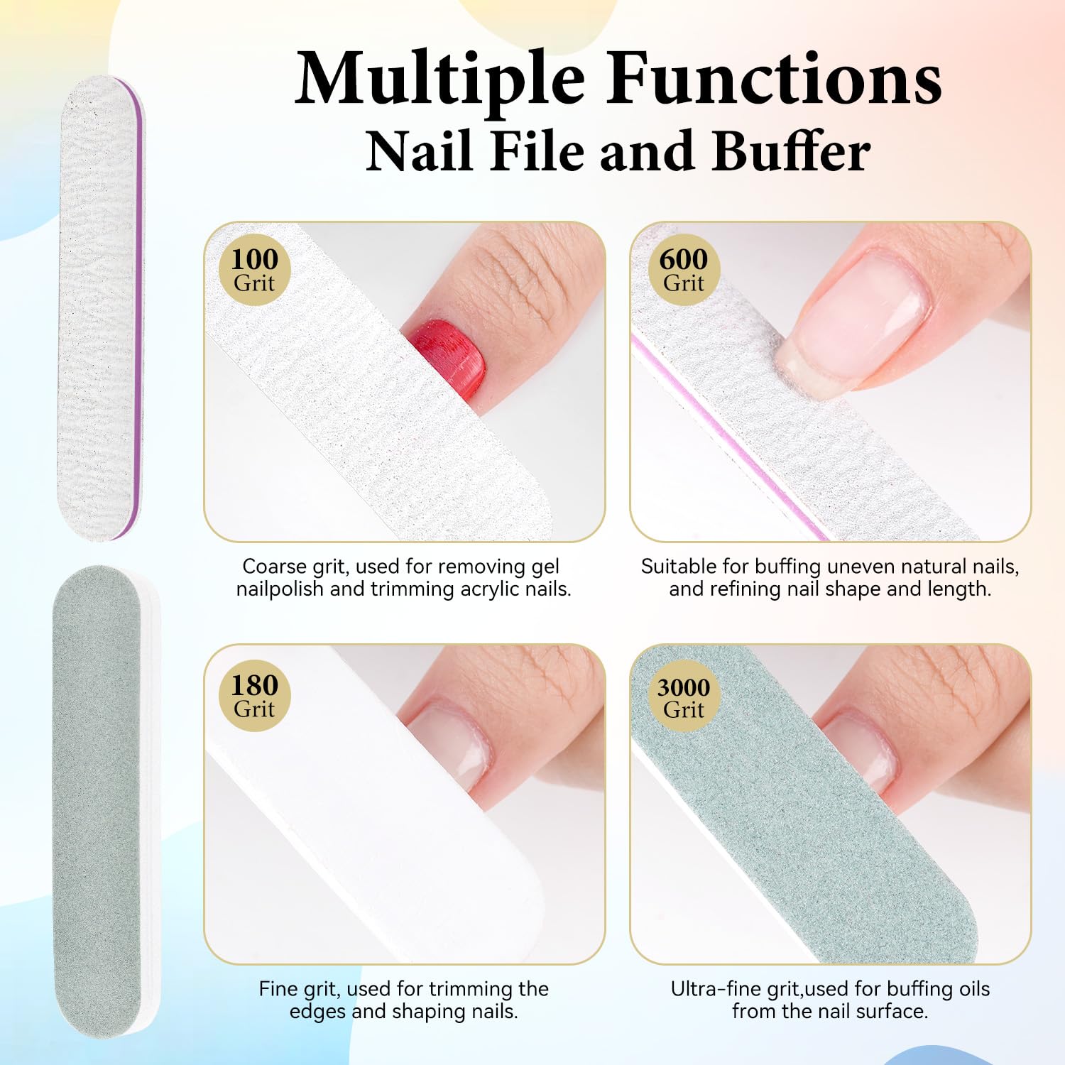 JODSONE removed gel residue closeup, revealing clean nail surface