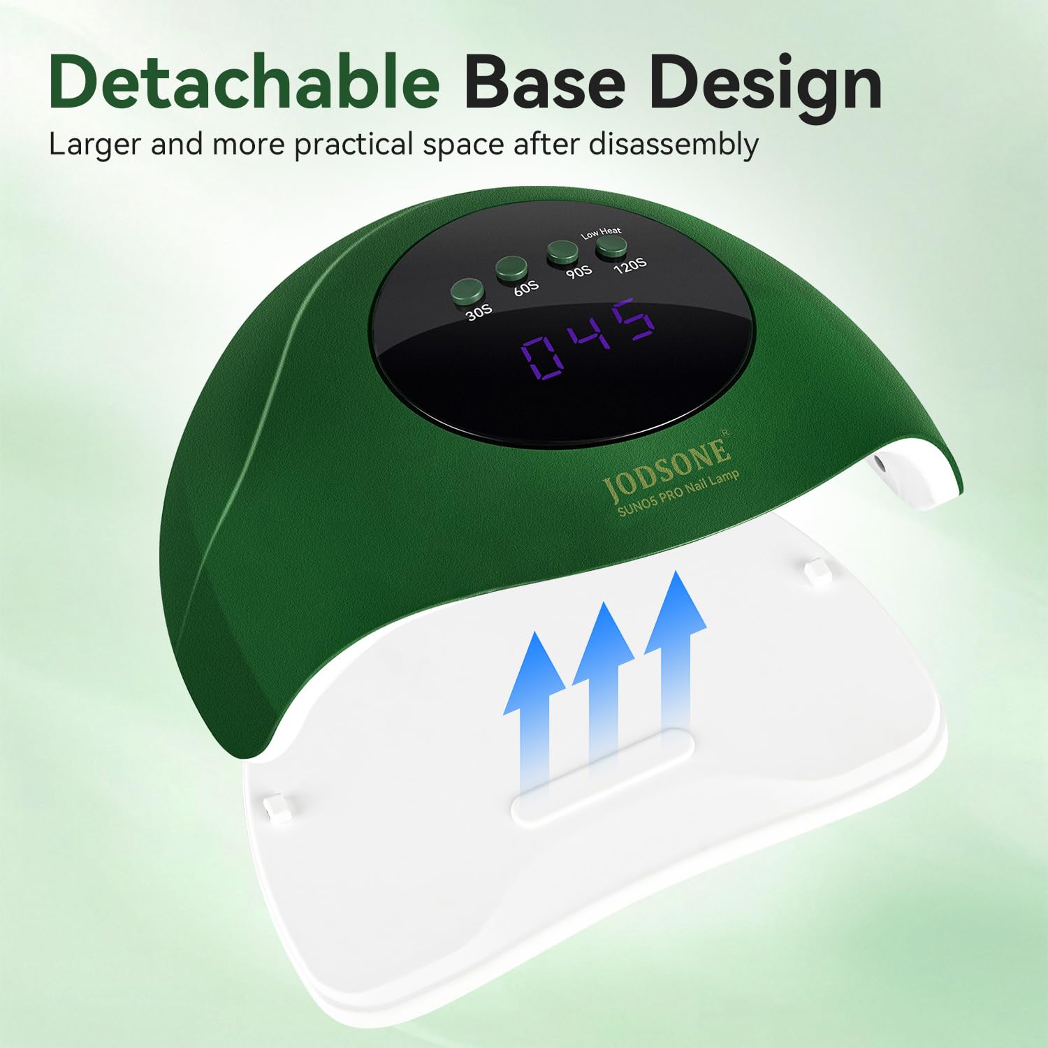 JODSONE side profile illustrating compact design and portable benefit