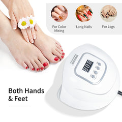 JODSONE next to a hand for scale showing roomy interior benefit