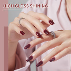 JODSONE nail wheel swatches showing six nude brown and pink shades for color choice benefit