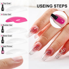 JODSONE gel texture close-up highlighting smooth builder gel consistency for easy sculpting