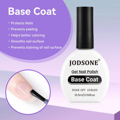 JODSONE nail glue texture on brush demonstrating strong adhesion