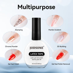 JODSONE dry transparent film around nails for neat cleanup