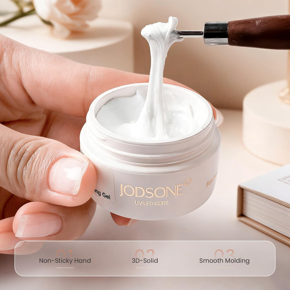JODSONE molded flower made from gel demonstrating detailed 3D decoration durability