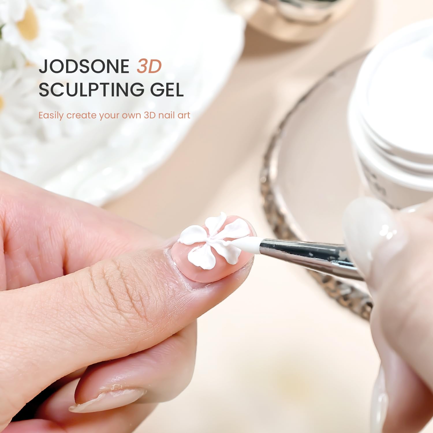 JODSONE gel close-up texture showing workable solid consistency for precise sculpting
