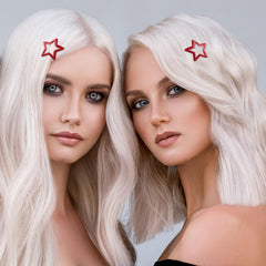 Joez Wonderful clips used in hair demonstrating practical styling benefit
