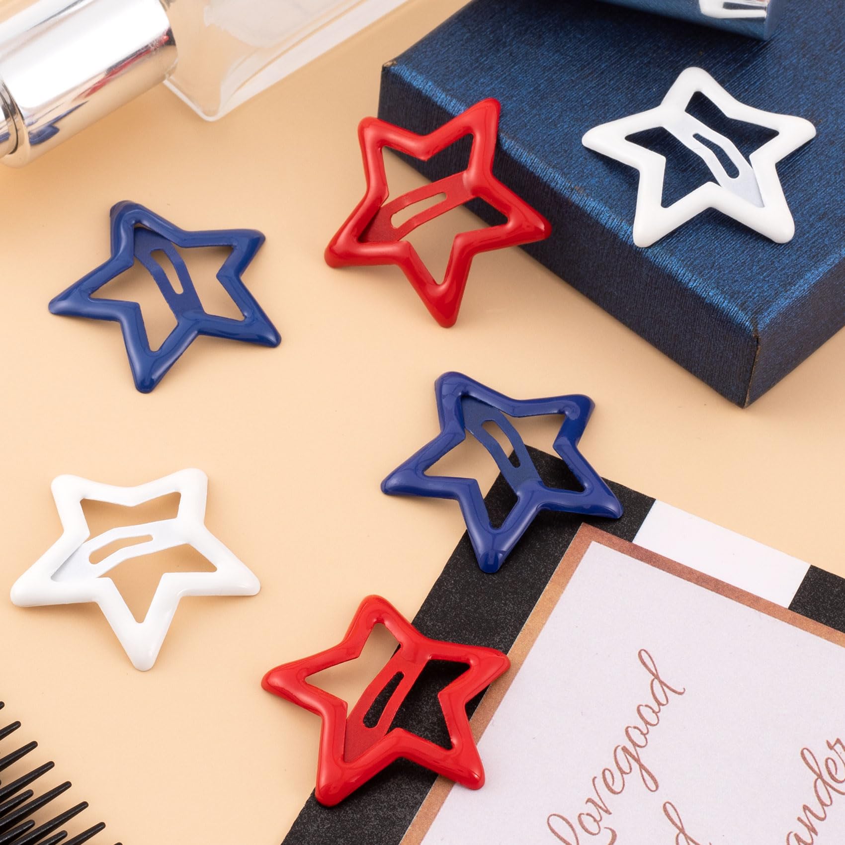 Joez Wonderful clips attached to fabric as gift decor showing versatile use benefit