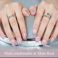 Jofay Fashion cat eye crystal berry detail showing depth and shimmer for accent nails