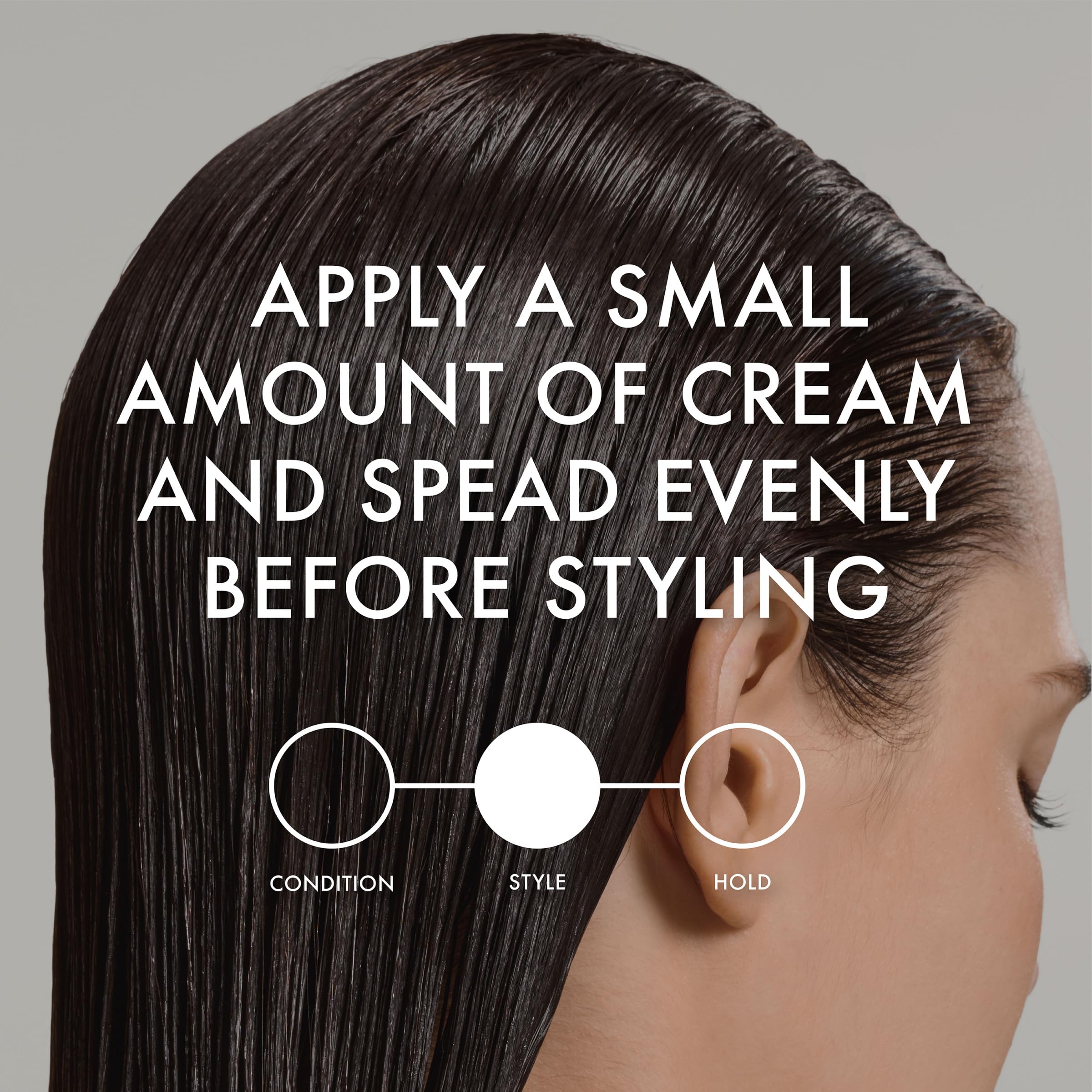 john frieda before and after comparison illustrating reduced frizz and smoother hair