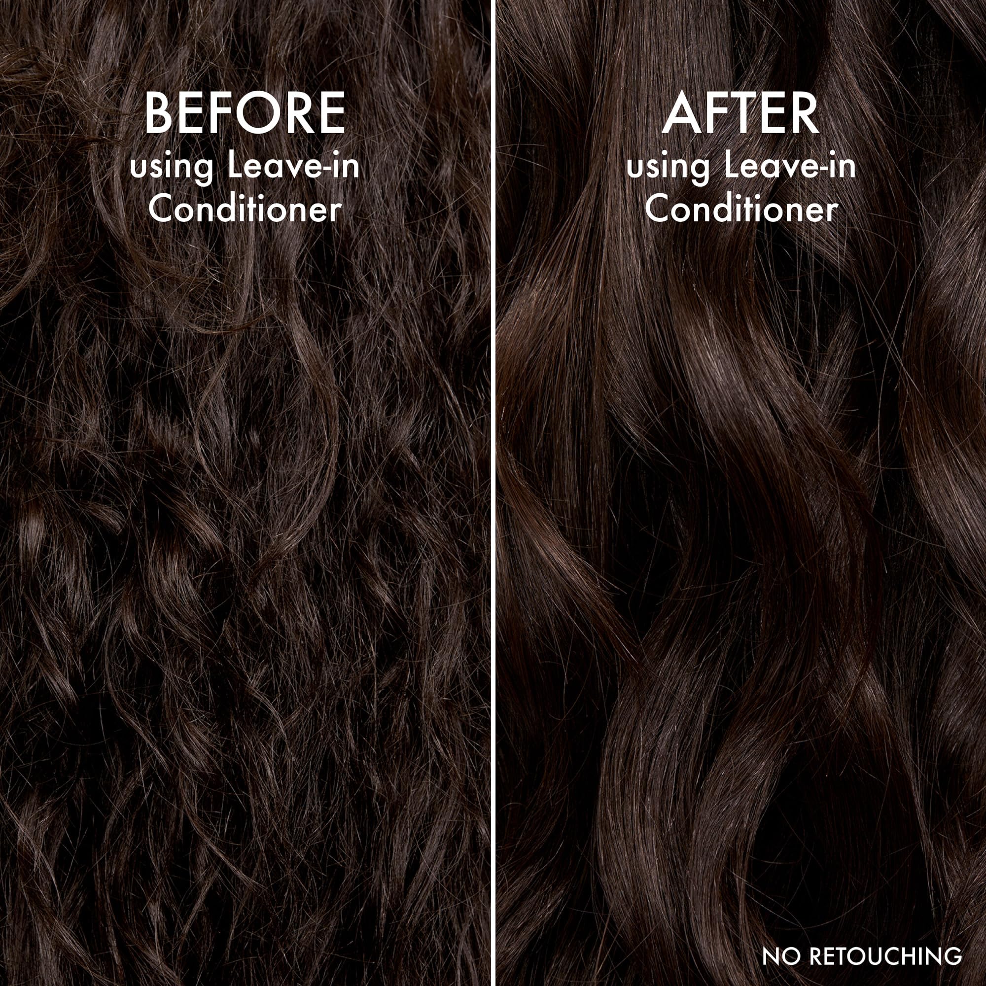 John Frieda after styling with sleek hair showing frizz control benefit