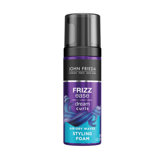 John Frieda front packaging showing product and clear benefits