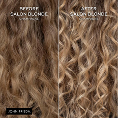 John Frieda finished blonde hair with glossy shine and sealed cuticle benefit
