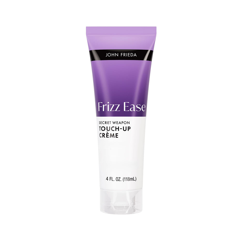 John Frieda front packaging showing compact touch-up creme and brand benefit