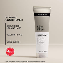 John Frieda conditioner applied in shower showing detangling and smoothness