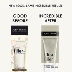 John Frieda pump dispenser detail for precise serum application and control