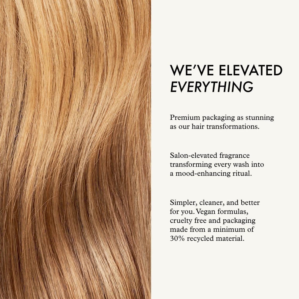 John Frieda serum droplet close-up showing lightweight texture and absorption