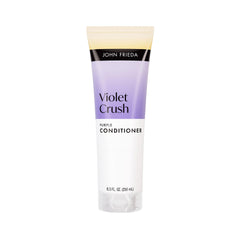 John Frieda front packaging shows product and benefit of brassy-tone control