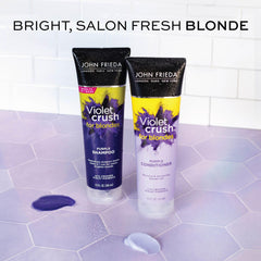 John Frieda Violet Crush with matching conditioner to show recommended duo for best results