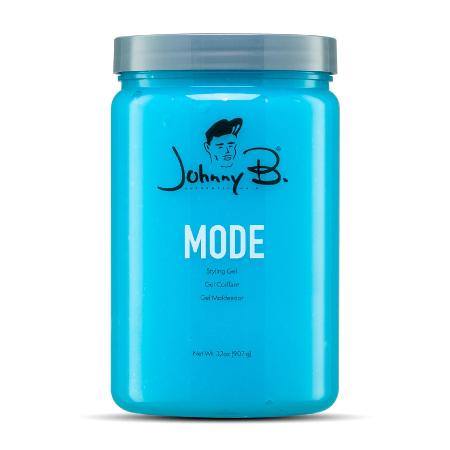 JOHNNY B. Mode front packaging showing product and benefits