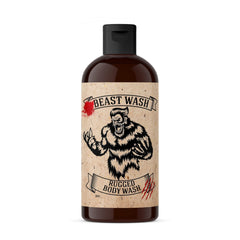 Johnny Slicks front bottle showing rugged scent and benefits