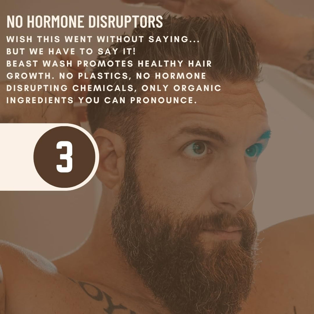 Johnny Slicks with castor oil, aloe, jojoba ingredients showcasing natural nourishment