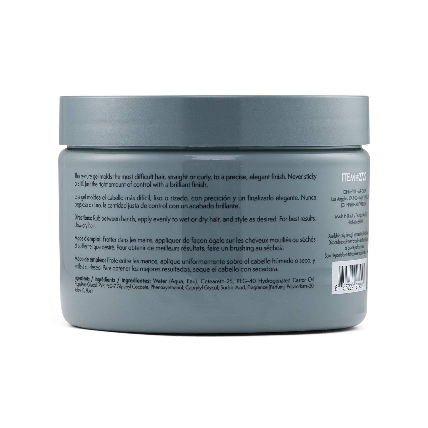 JOHNNY B. Dope open jar texture close-up for styling control