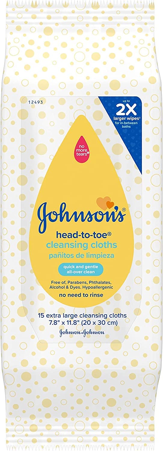 Johnson & Johnson front package view showing product and count benefit
