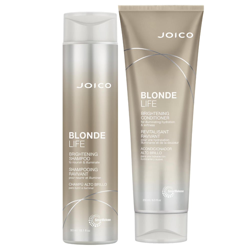 Joico bottle front packaging showing clean brightening benefits
