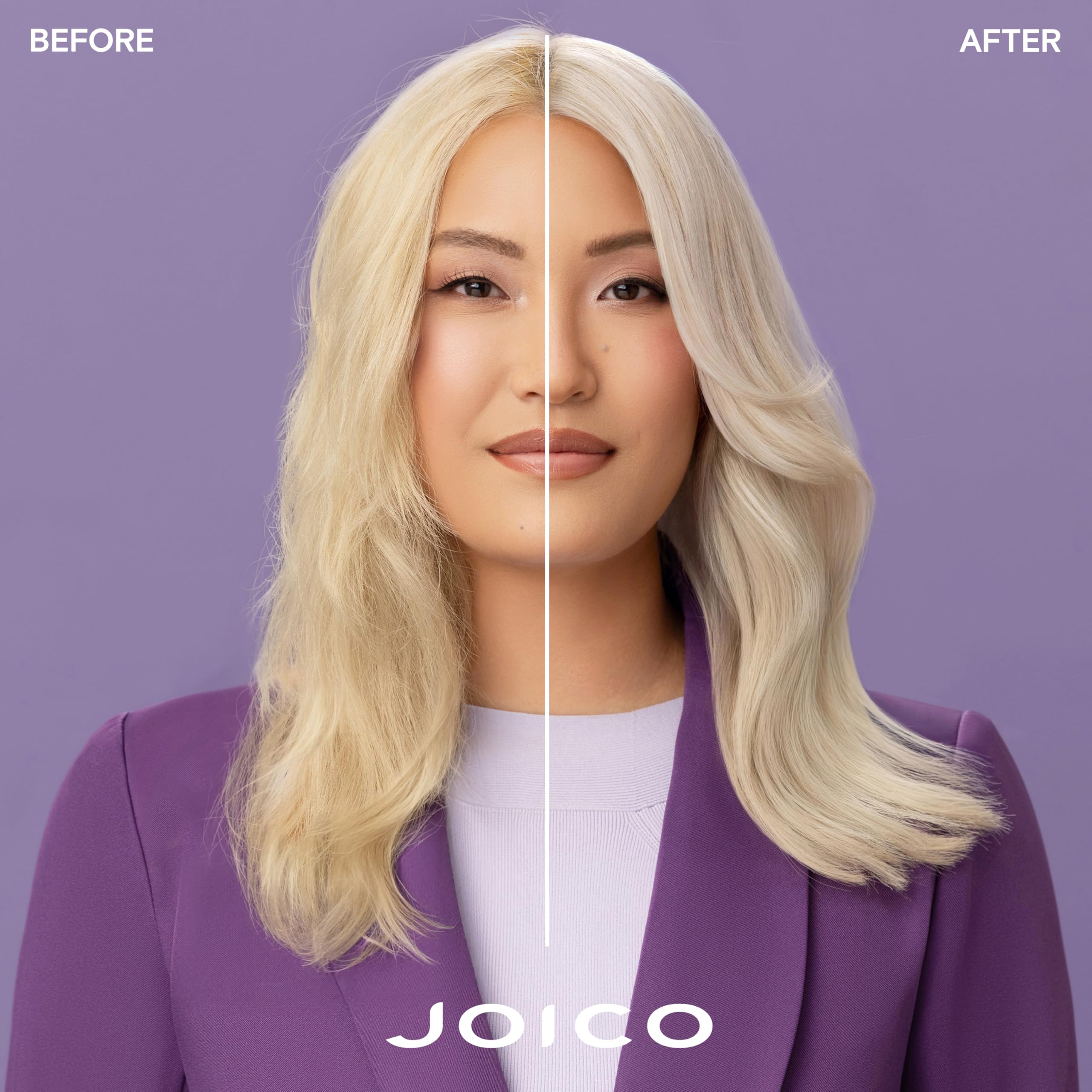 Joico back label close-up highlighting ingredients and protective benefits